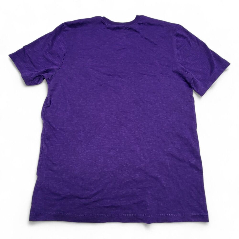 LA Lakers Dri-FIT T-Shirt Men's Medium Nike Purple NBA Basketball Athletic Tee - Picture 2 of 9